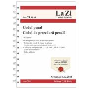 Codul penal si Codul de procedura penala. Actualizat la 1. 02. 2024