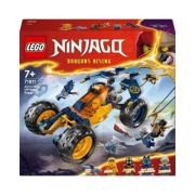 LEGO NINJAGO. Vehiculul de teren ninja al lui Arin 71811, 267 piese