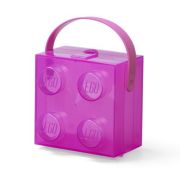 Cutie LEGO 2x2, violet transparent