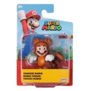 Figurina articulata, 6cm, Nintendo Mario, Tanooki Mario