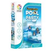 Joc de logica Penguins Pool Party, cu 60 de provocari, limba romana