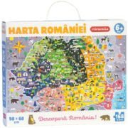 Puzzle 168 piese. Harta Romaniei