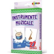 27 de cartonase. instrumente muzicale