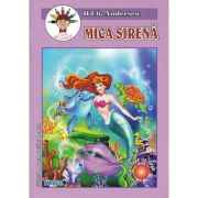 Mica sirena. Carte de colorat