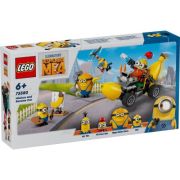 LEGO Minions. Minionii si masina-banana 75580, 136 piese