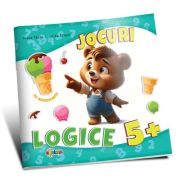 Jocuri logice 5+. cu autocolante