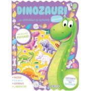 Abtibilduri pufoase. dinozauri