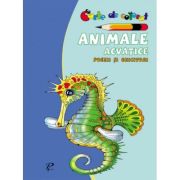 Carte de colorat. animale acvatice. poezii si ghicitori