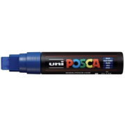 Marker UNI PC-17K 15. 0 mm, varf tesit, albastru, Posca