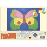 Sablon din lemn, fluture, pentru traforaj, dimensiunea A4, Pebaro 312/1S