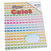 Super Caiet dictando A5, 80 file, Super Color