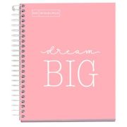 Caiet cu spira Miquelrius Messages, A5, matematica, 100 file, coperta carton dur plastifiat, roz