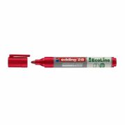 Marker pentru tabla Edding 28, ecologic, varf rotund, 1. 5-3 mm, rosu