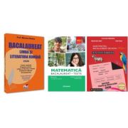 Pachet Bacalaureat 2026. Limba si literatura romana, Matematica M2 Profil Stiinte ale naturii si Biologie clasele 9-10 - Mariana Badea, Claudia Temnea