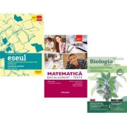 Pachet Bacalaureat 2026. Eseul. Pregatire individuala pentru proba scrisa, Matematica M1. Teste si Biologia pe intelesul tuturor clasele 9-10 - Lilian