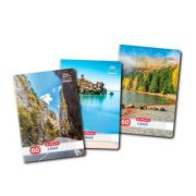 Caiet scolar A4 Herlitz X.Book Discover Romania, 60 file, matematica, colturi rotunjite, 70g/mp, 9487880
