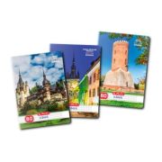 Caiet scolar A4 Herlitz X.Book Romania, 80 file, matematica, colturi rotunjite, 70g/mp, 9481030