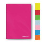 Caiet scolar A5 Colorarte, 60 file, dictando, colturi rotunjite, coperta plastic 230microni, 70g/mp