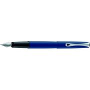 Stilou DIPLOMAT Esteem, cu penita F, din otel inoxidabil - lapis blue