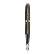 Stilou DIPLOMAT Excellence A2, cu penita M, din otel inoxidabil - Oxyd Brass