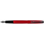 Stilou DIPLOMAT Esteem, cu penita M, din otel inoxidabil - red lacquer