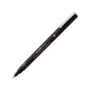 Liner UNI PINBR-500F, pe baza de apa, varf pensula, extra fin, negru