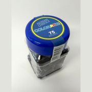 Patroane cerneala scurte (rezerve) Colorarte, cerneala albastra, borcan PVC 75 bucati, albastre