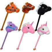 Calut de calarit, cu bat + rotile, cu sunet, 73 cm