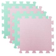 Covoras buretat, 50x50 cm, 4 buc/set