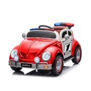 Masina politie cu acumulator, 2 motoare, 12V, rosu