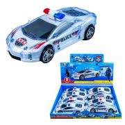 Masinute Politie, cu baterii, 16. 6x7. 2x5. 8 cm, 8 buc/set