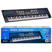 Orga cu baterii + microfon si suport partitura, 61 clape