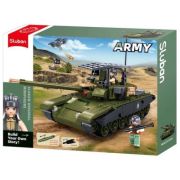 Set de constructie Machete, 319 piese, Tanc T14S - Sluban