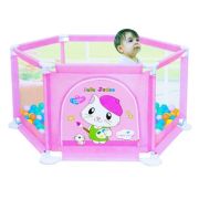 Tarc de joaca, fete + 50 mingiute, 135x135x62. 6 cm