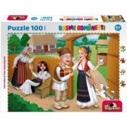 Puzzle, 100 piese, Fata babei fata mosneagului, Colectia Basme Romanesti, Noriel