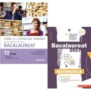 Pachet Bacalaureat 2027. Limba si literatura romana. 72 teste complete si Matematica M_Mate - Info