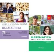 Pachet Bacalaureat 2027. Limba si literatura romana 72 teste complete si Teste Matematica M2 Profil Stiinte ale naturii
