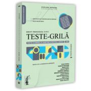 Teste-grila pentru examenele de admitere in profesiile juridice. Drept procesual civil. 2026. Editia a 4-a, revazuta si adaugita