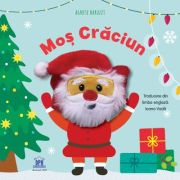 Mos Craciun. Carte cu marioneta